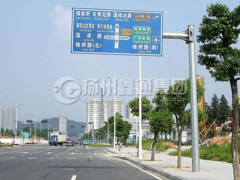 BZG-008，交通標志桿，八棱交通標志桿